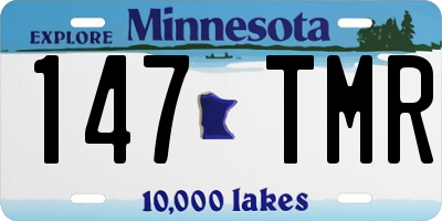 MN license plate 147TMR