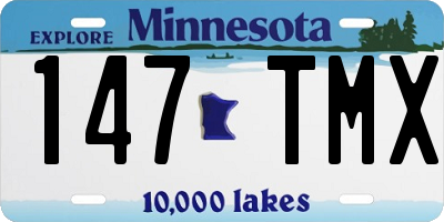 MN license plate 147TMX