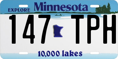 MN license plate 147TPH