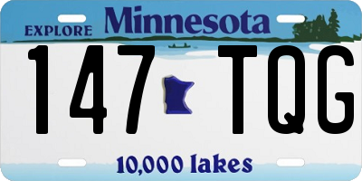 MN license plate 147TQG