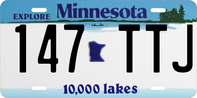 MN license plate 147TTJ
