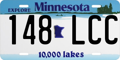 MN license plate 148LCC