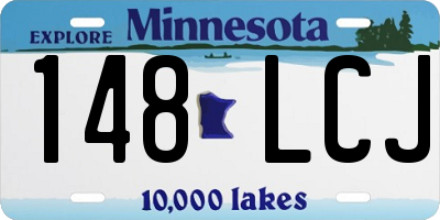 MN license plate 148LCJ