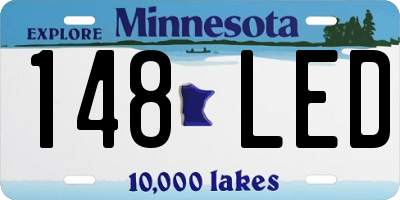 MN license plate 148LED