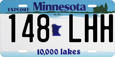 MN license plate 148LHH
