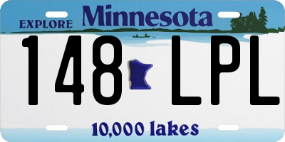 MN license plate 148LPL