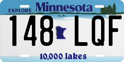 MN license plate 148LQF