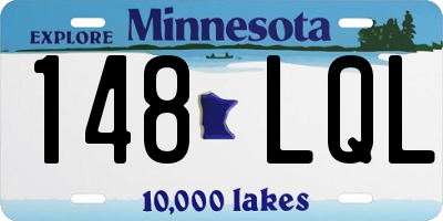 MN license plate 148LQL