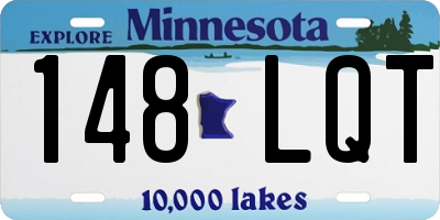 MN license plate 148LQT