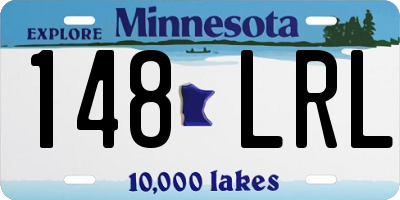 MN license plate 148LRL