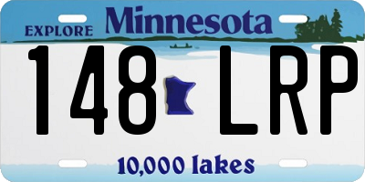 MN license plate 148LRP