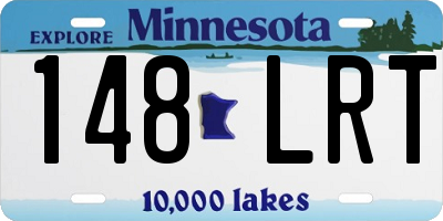 MN license plate 148LRT
