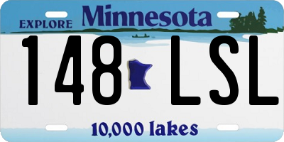 MN license plate 148LSL