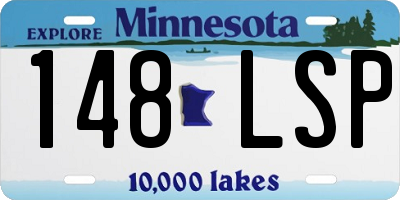 MN license plate 148LSP