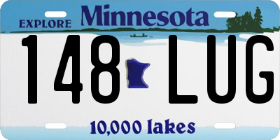MN license plate 148LUG