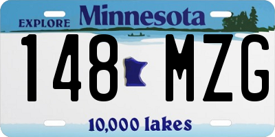 MN license plate 148MZG