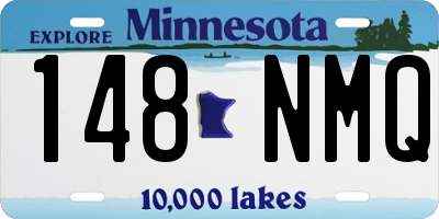 MN license plate 148NMQ