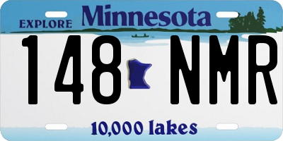 MN license plate 148NMR
