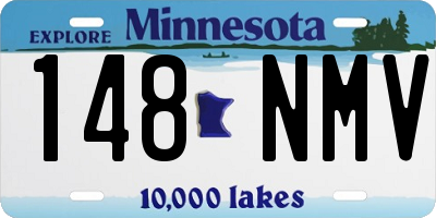 MN license plate 148NMV