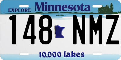 MN license plate 148NMZ