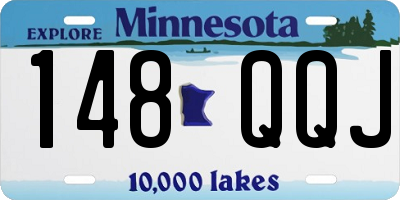 MN license plate 148QQJ