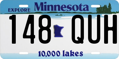 MN license plate 148QUH