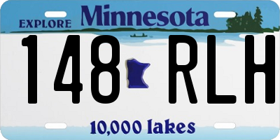 MN license plate 148RLH