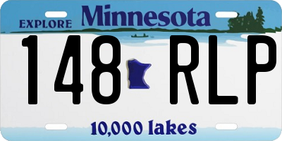 MN license plate 148RLP