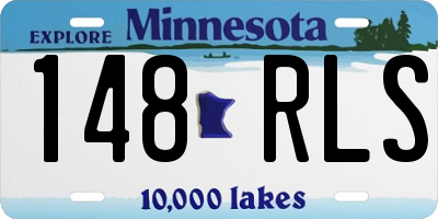 MN license plate 148RLS