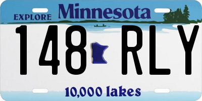 MN license plate 148RLY