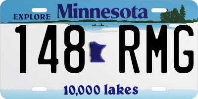 MN license plate 148RMG
