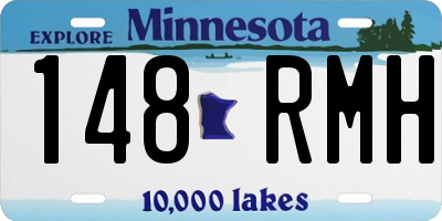 MN license plate 148RMH