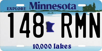 MN license plate 148RMN