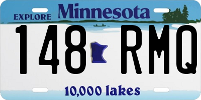 MN license plate 148RMQ