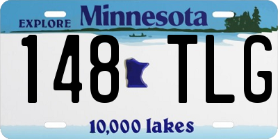 MN license plate 148TLG