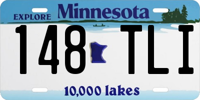 MN license plate 148TLI