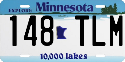 MN license plate 148TLM