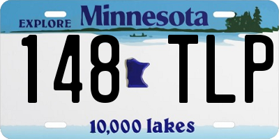 MN license plate 148TLP