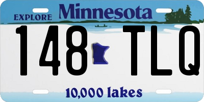 MN license plate 148TLQ
