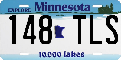 MN license plate 148TLS