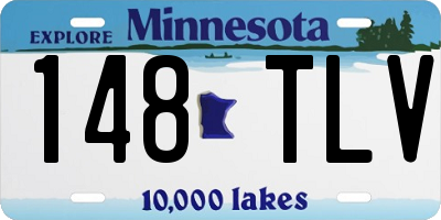 MN license plate 148TLV