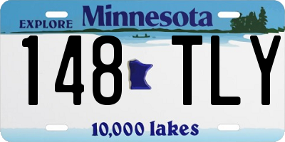 MN license plate 148TLY