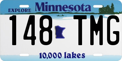 MN license plate 148TMG