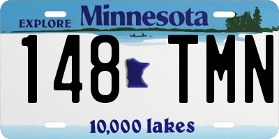 MN license plate 148TMN