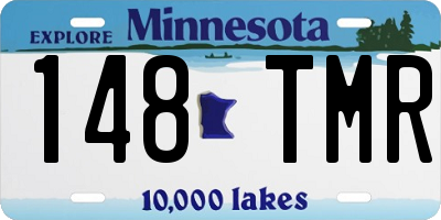 MN license plate 148TMR