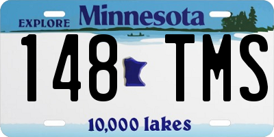 MN license plate 148TMS