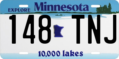 MN license plate 148TNJ