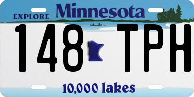 MN license plate 148TPH