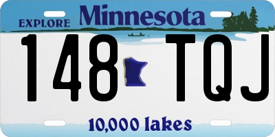 MN license plate 148TQJ