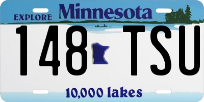 MN license plate 148TSU